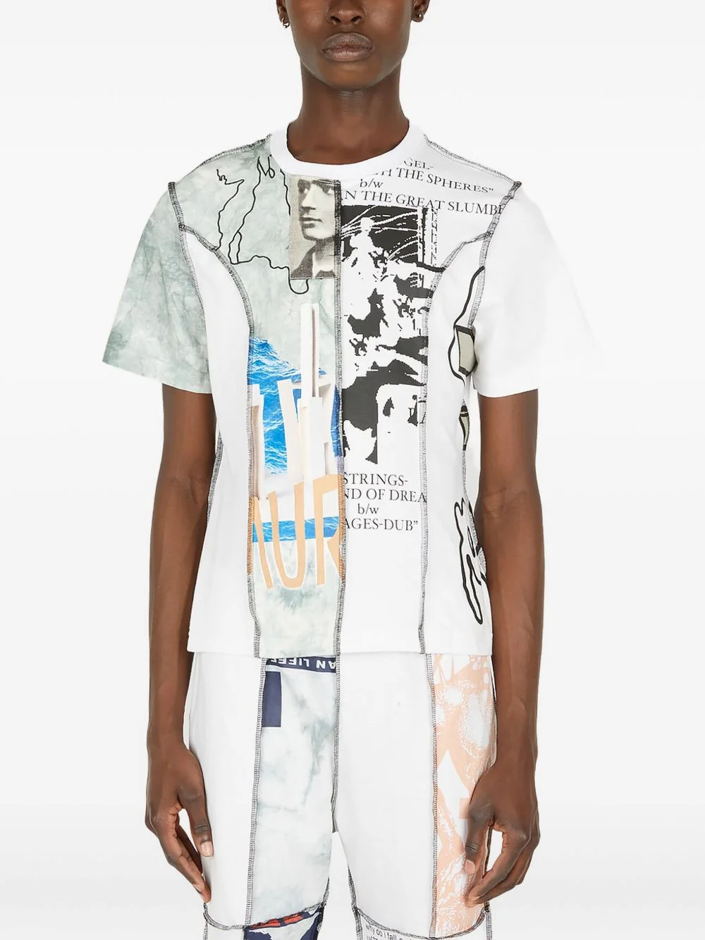 graphic-print short-sleeve T-shirt - 1