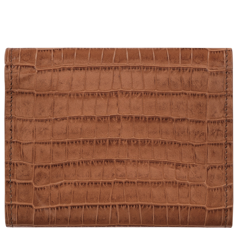 Longchamp Longchamp Pocket Compact wallet Cashew - Leather outlook