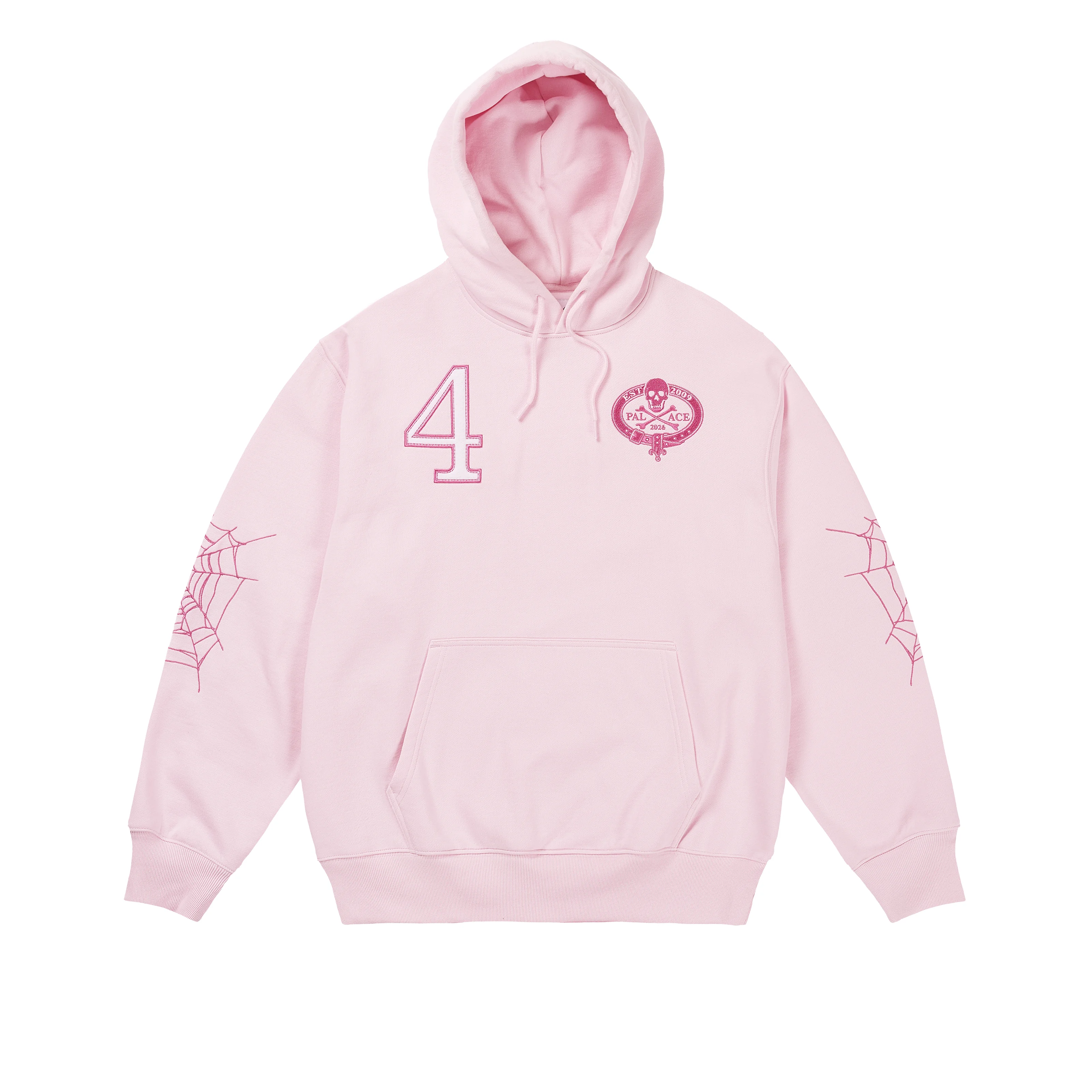 SKULL CREST HOOD CHILL PINK - 1