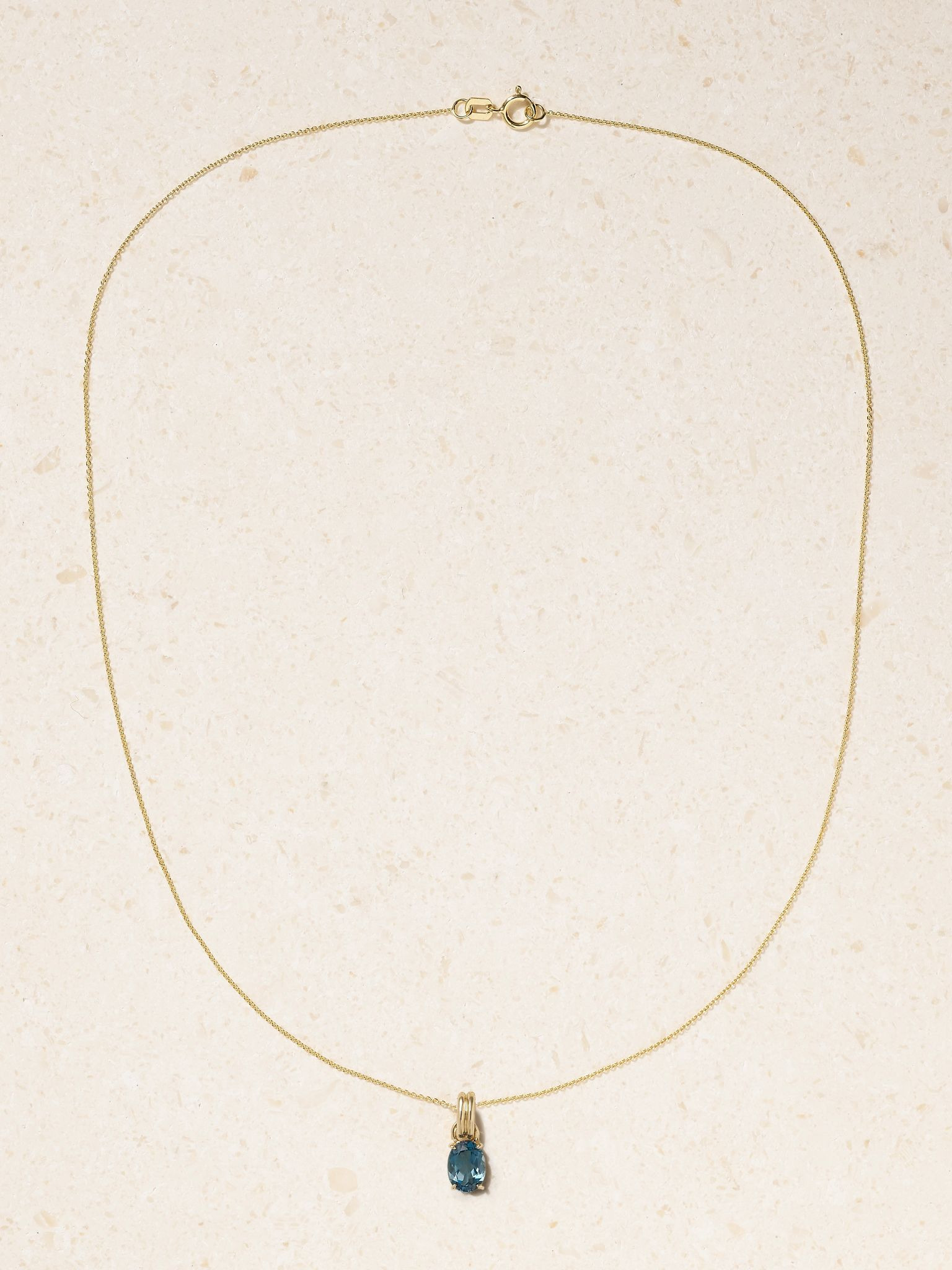 Beekman 14-karat gold topaz necklace Gold - 4