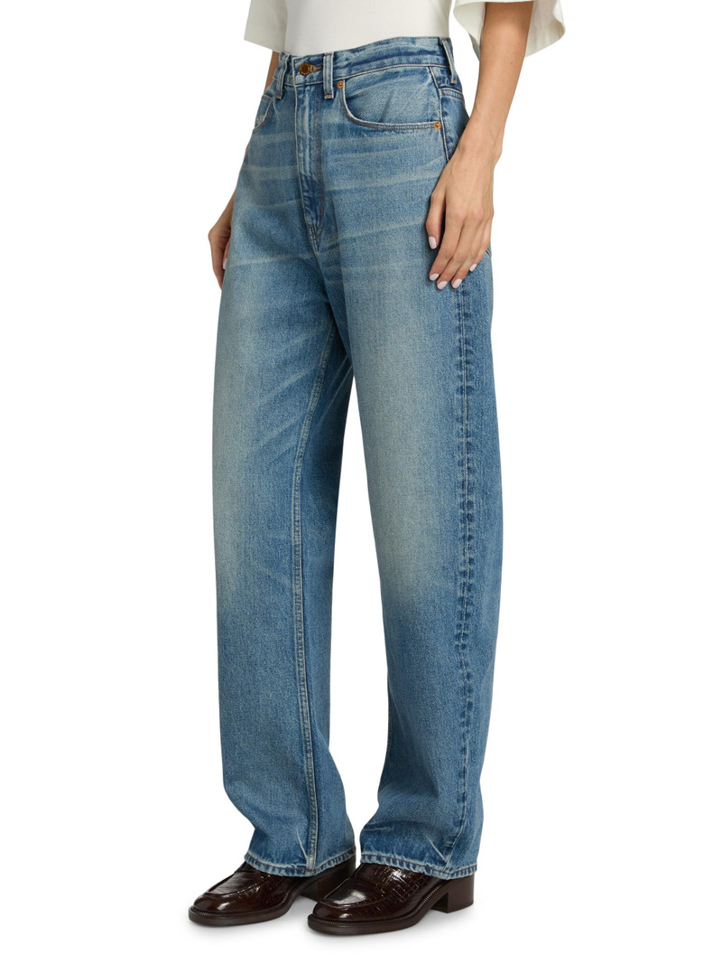 Women's The Fan Tapered Jeans - Borrego Indigo 4
