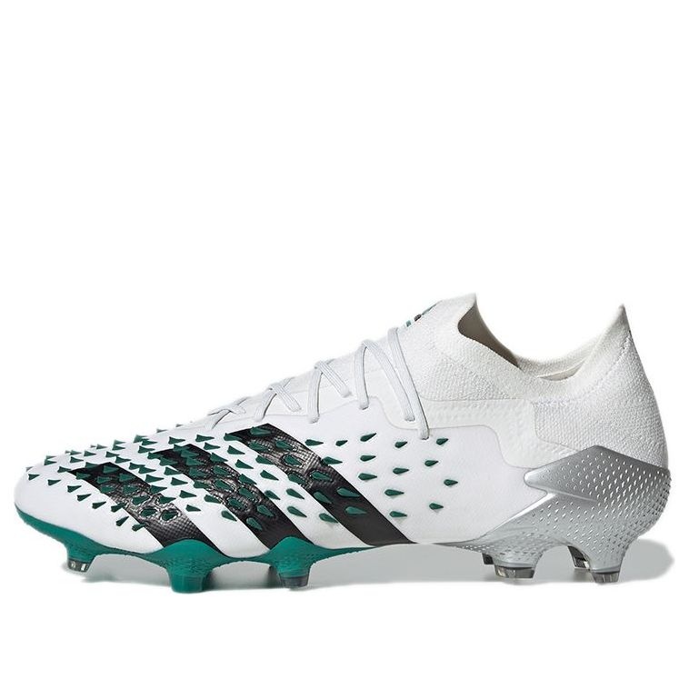 adidas Predator Freak.1 L Fg Eqt Football Sports Shoes White/Green/Black GW0749 - 1