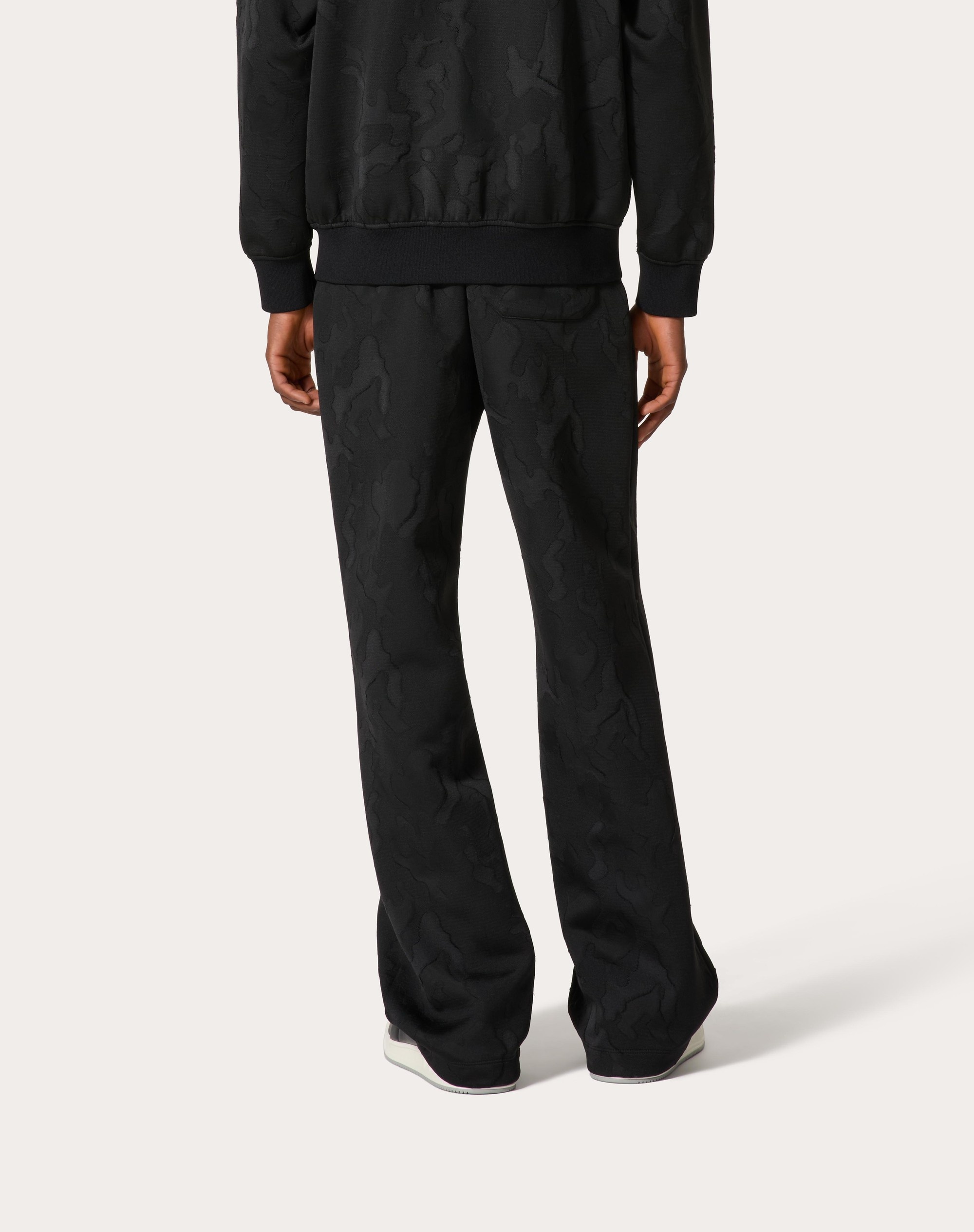 ACETATE PANTS WITH ALL-OVER CAMOUNOIR PATTERN - 4