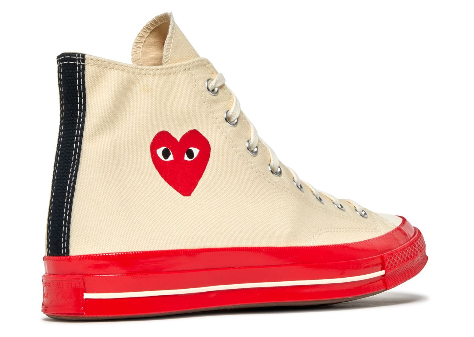 COMME DES GARÇONS PLAY X CHUCK 70 HIGH 'PRISTINE RED' - 3