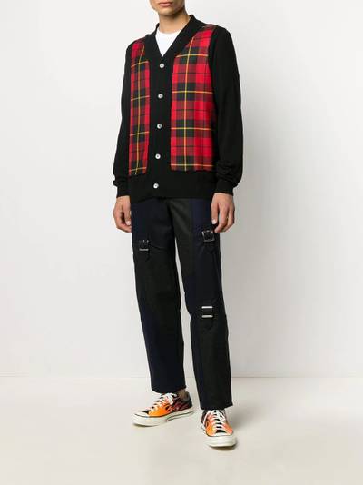 Comme des Garçons SHIRT patchwork wool trousers outlook