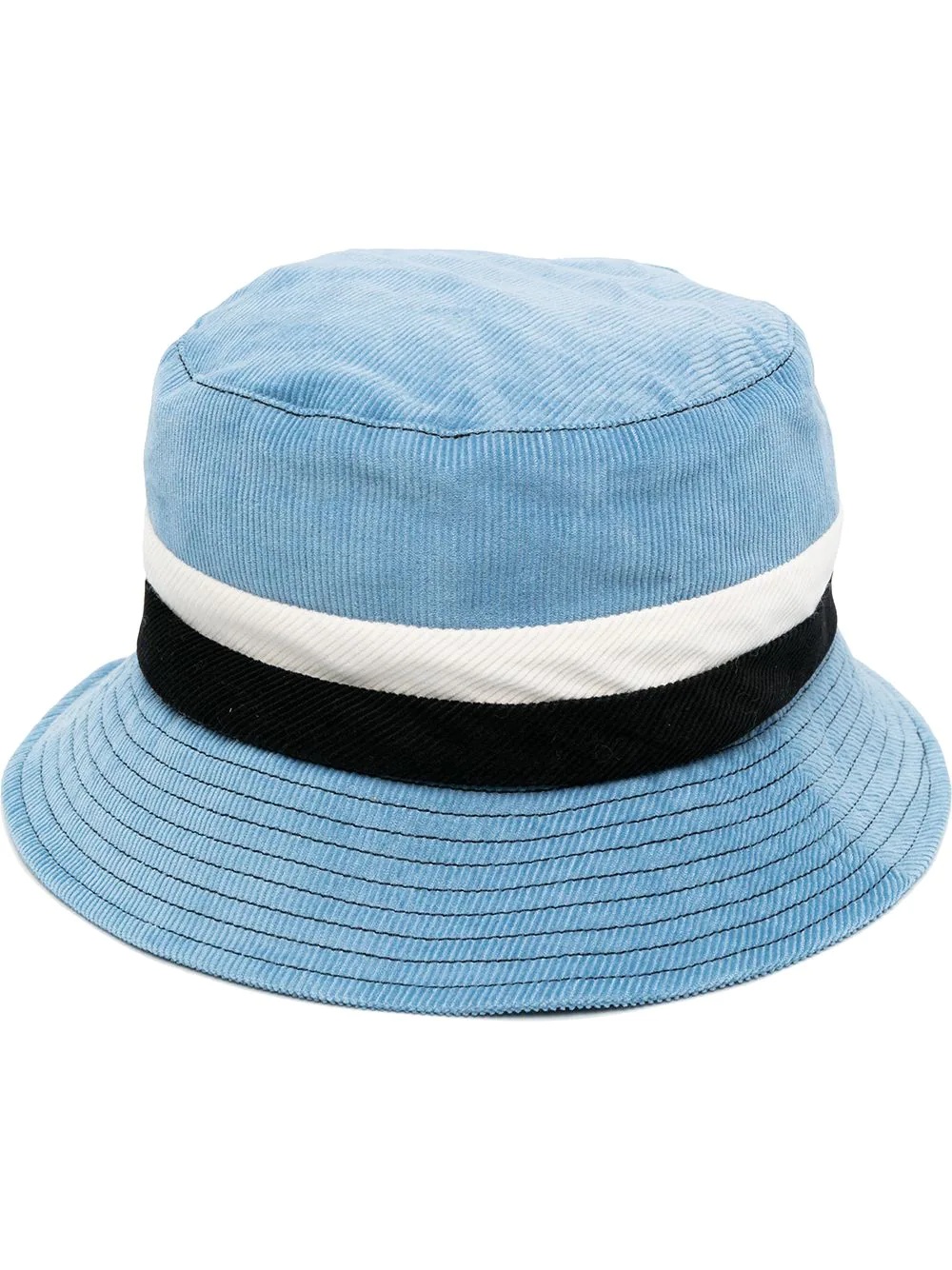 corduroy panelled bucket hat - 1