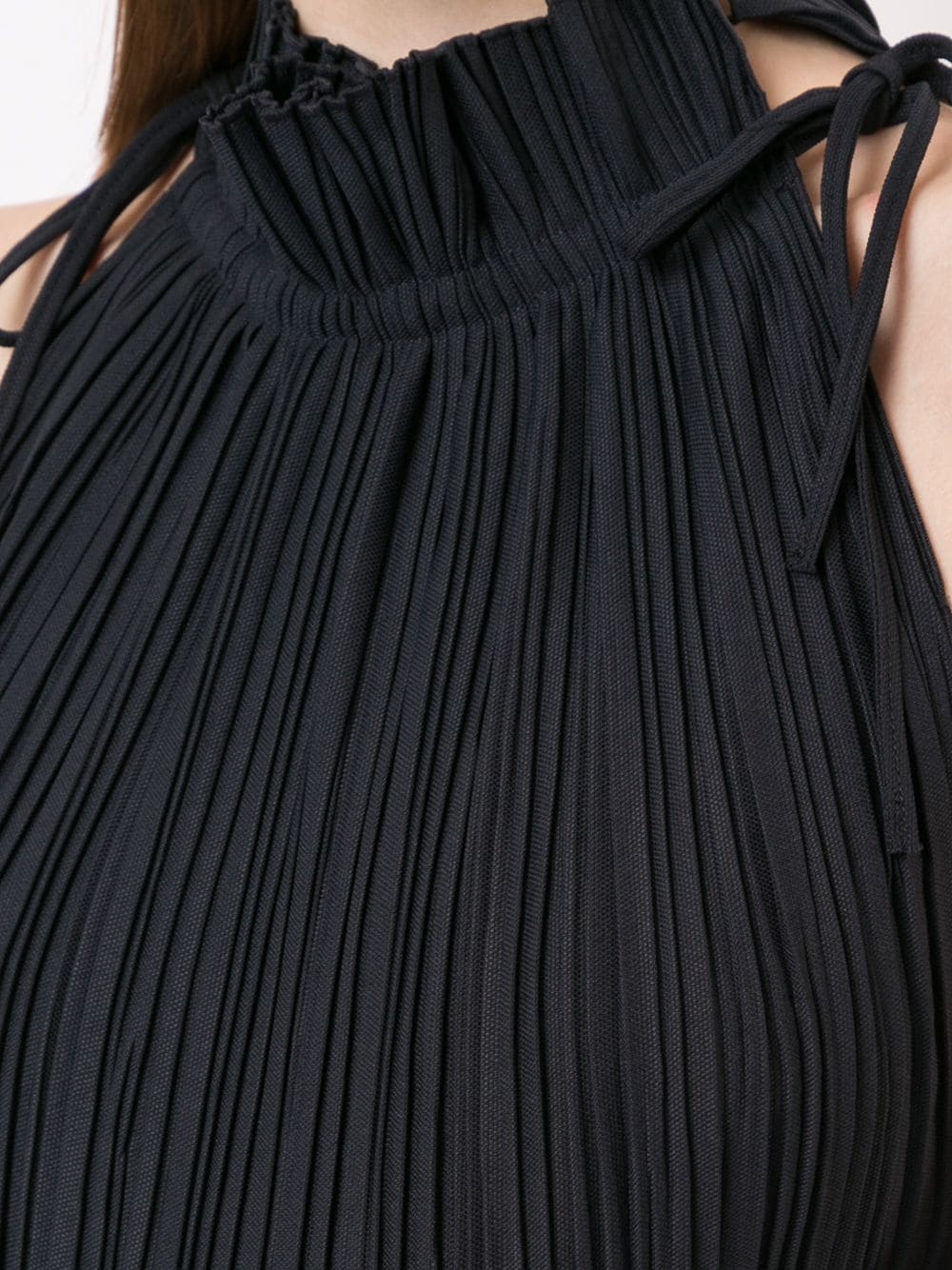 pleated midi dress - 5