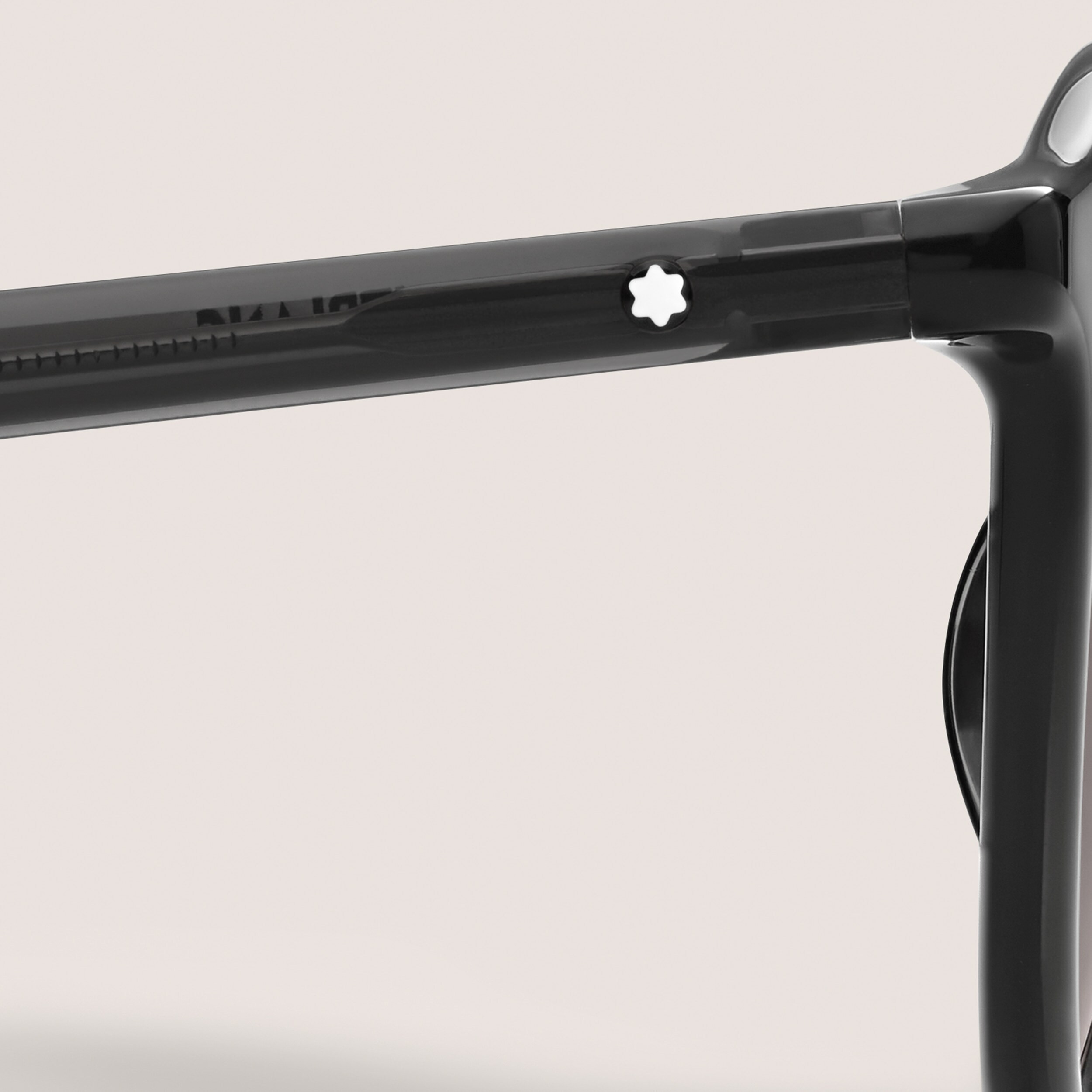 Round Sunglasses with Black injected Acetate Frame - 4