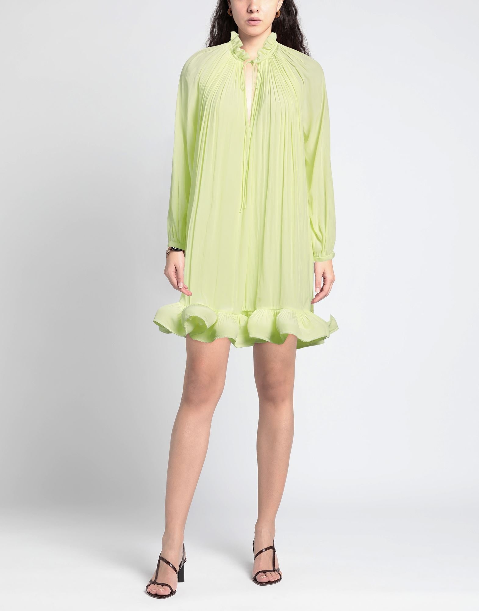 Acid green Women's Short Dress - 3