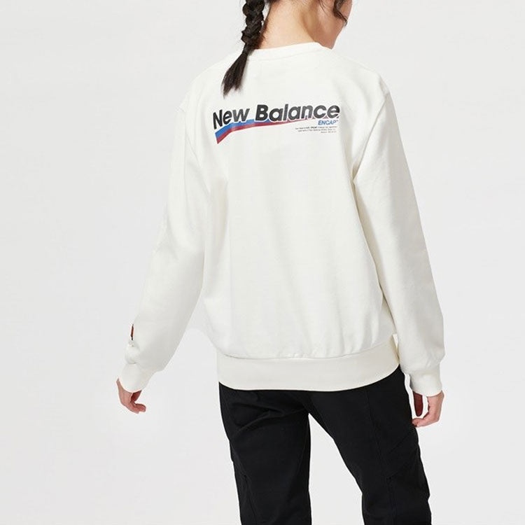 New Balance Unisex Round-neck Sweatshirt Ivory NCA34033-IV - 5