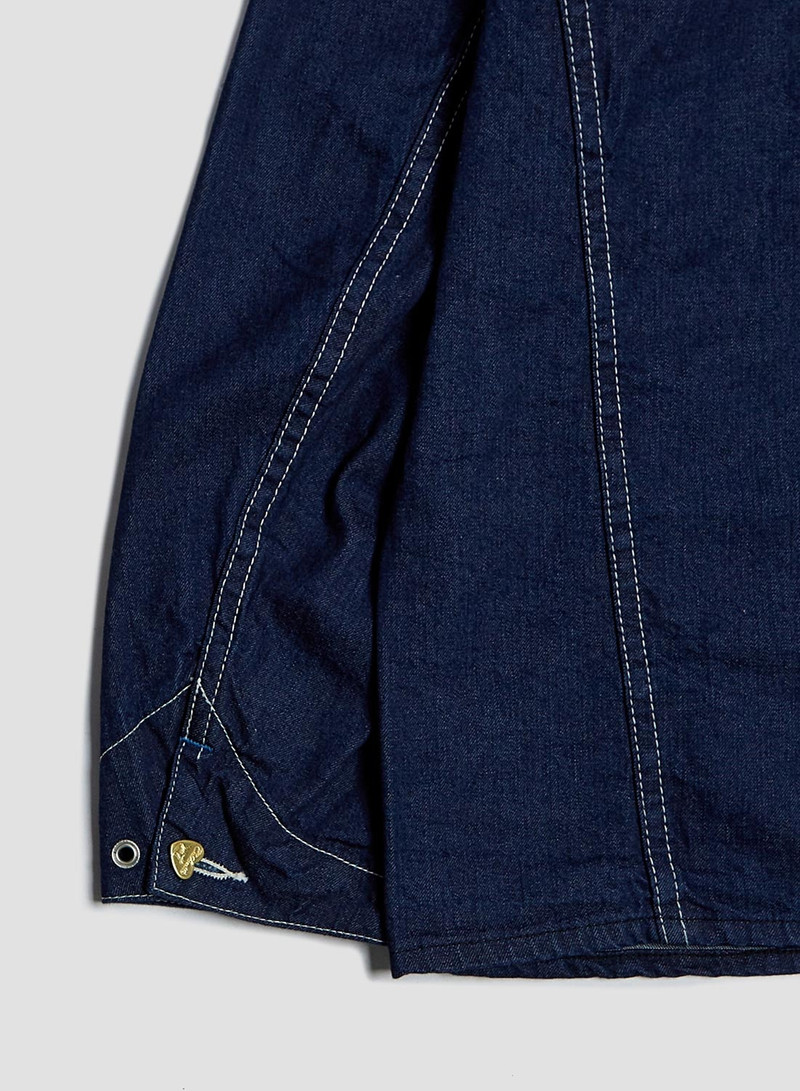 TCB Jeans Cathartt Chore Coat 10oz Indigo Denim 6