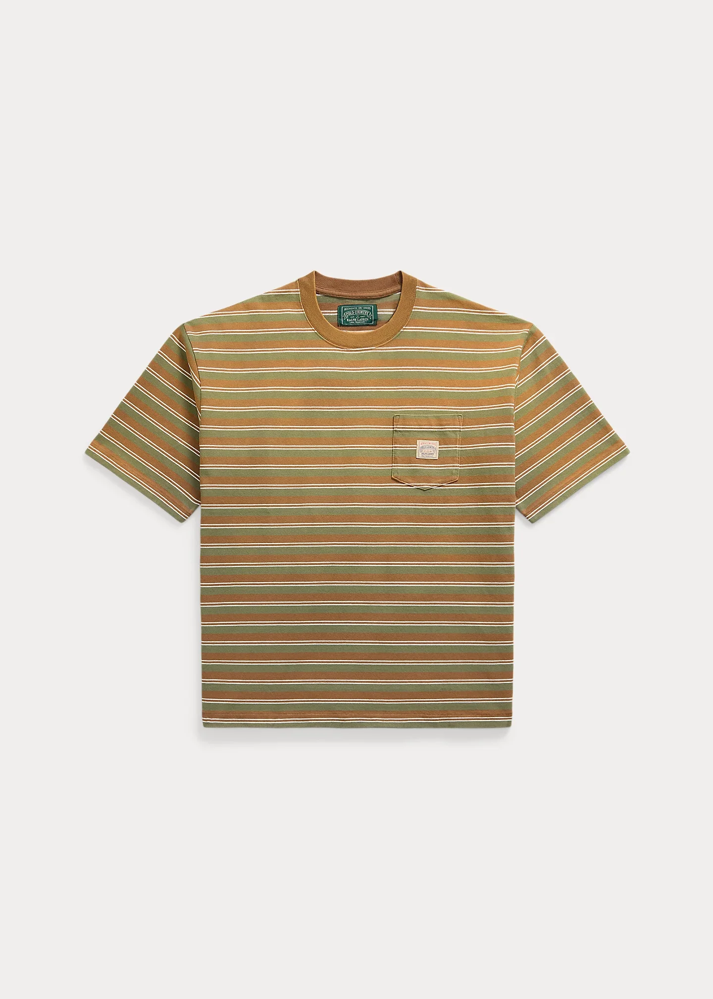 Relaxed Fit Striped Jersey T-Shirt - 1
