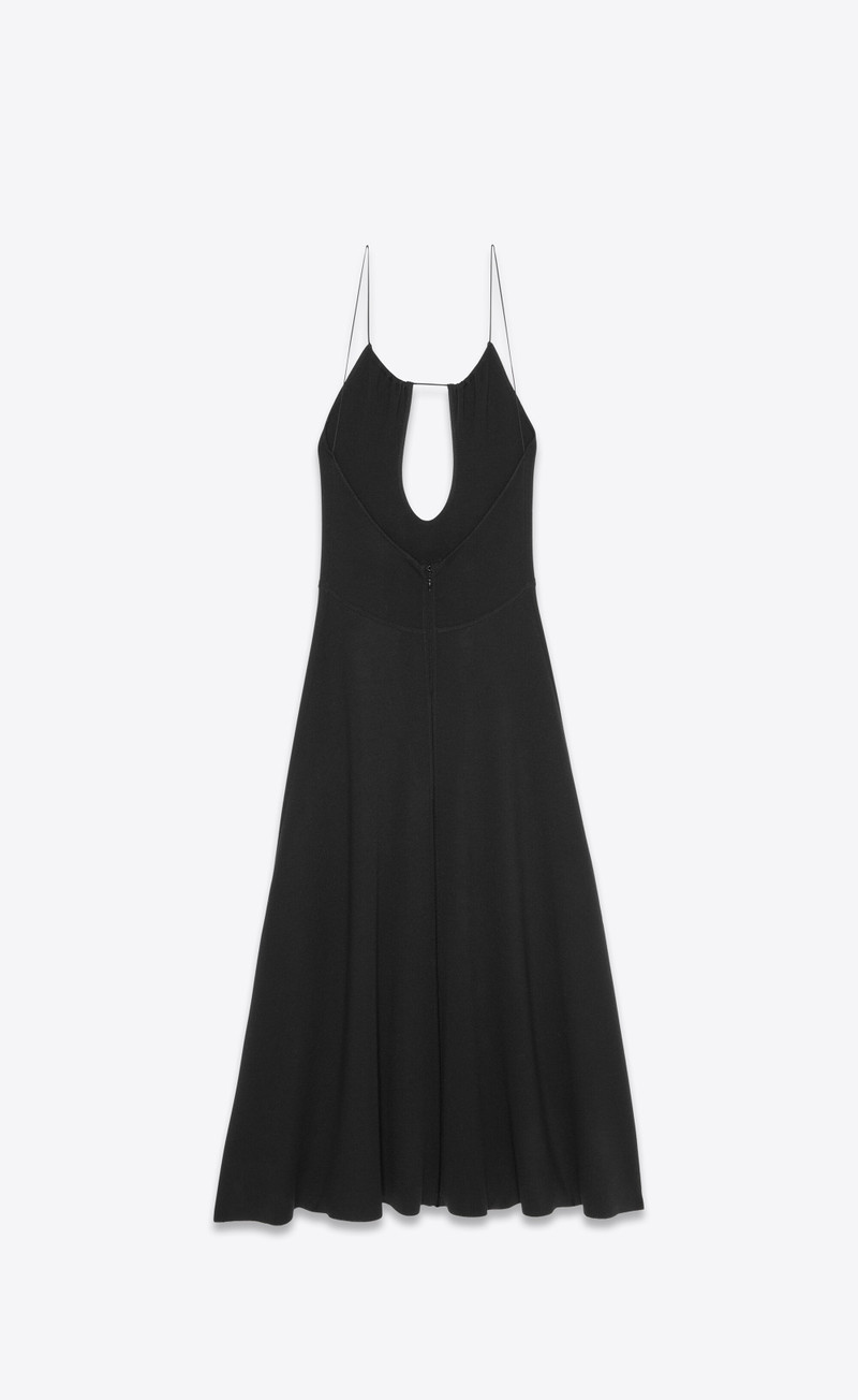SAINT LAURENT long dress in wool outlook