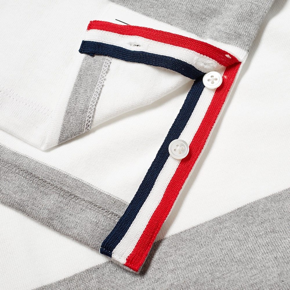 Thom Browne Bold Stripe Four Bar Tee - 4