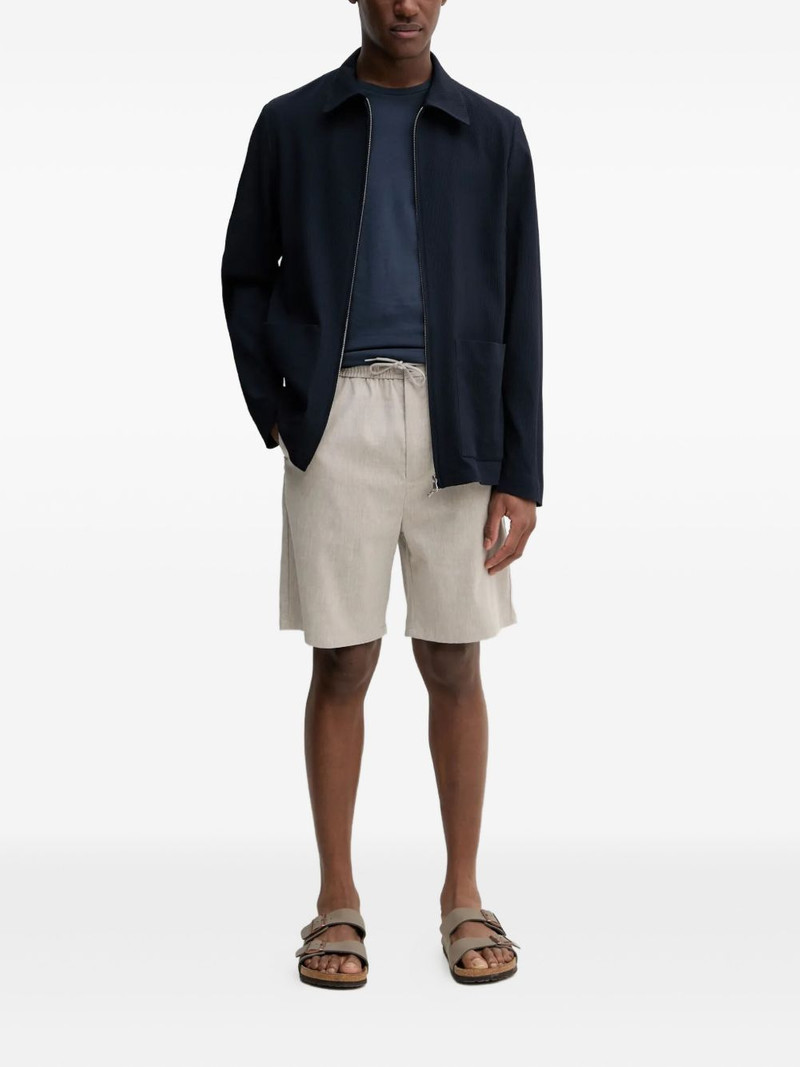BARENA ribbed long-sleeved jacket outlook