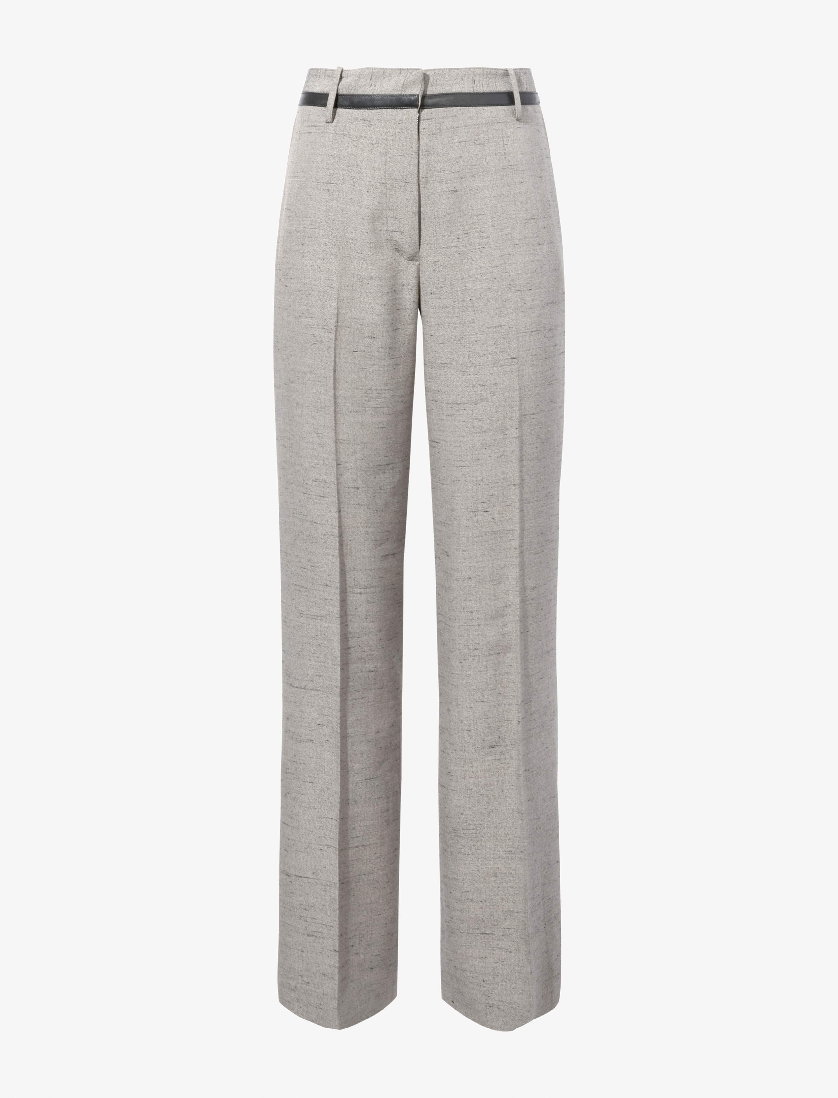 Aiden Pant in Melange Viscose Linen - 1