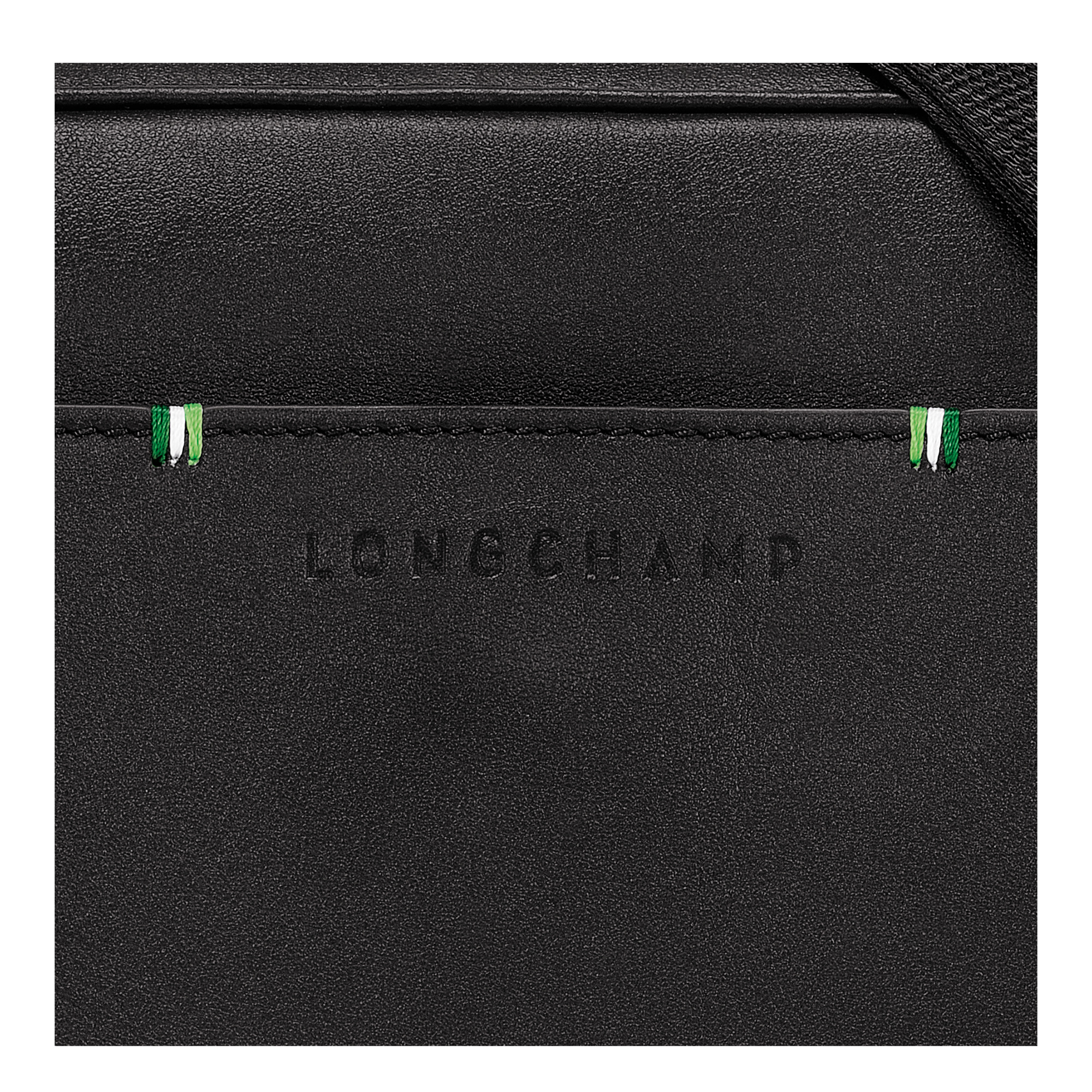 Longchamp sur Seine M Camera bag Black - Leather - 5
