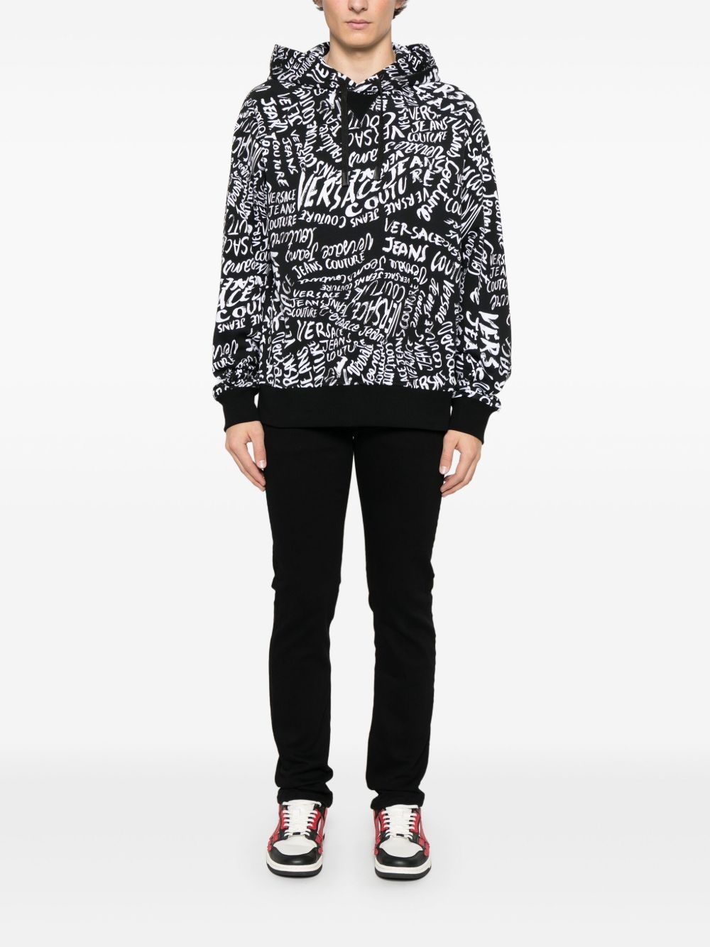 Logomania-printed hoodie - 2