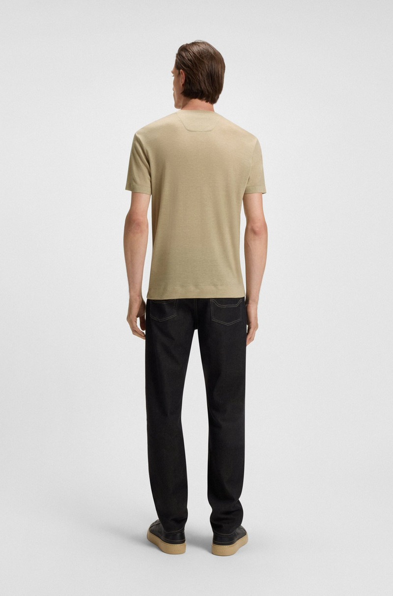 BOSS X ASTON MARTIN T-SHIRT WITH NUBUCK LOGO 5