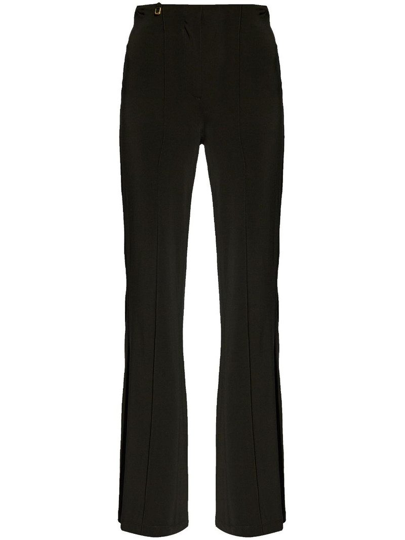 Le Pantalon Drapeado flared trousers - 1