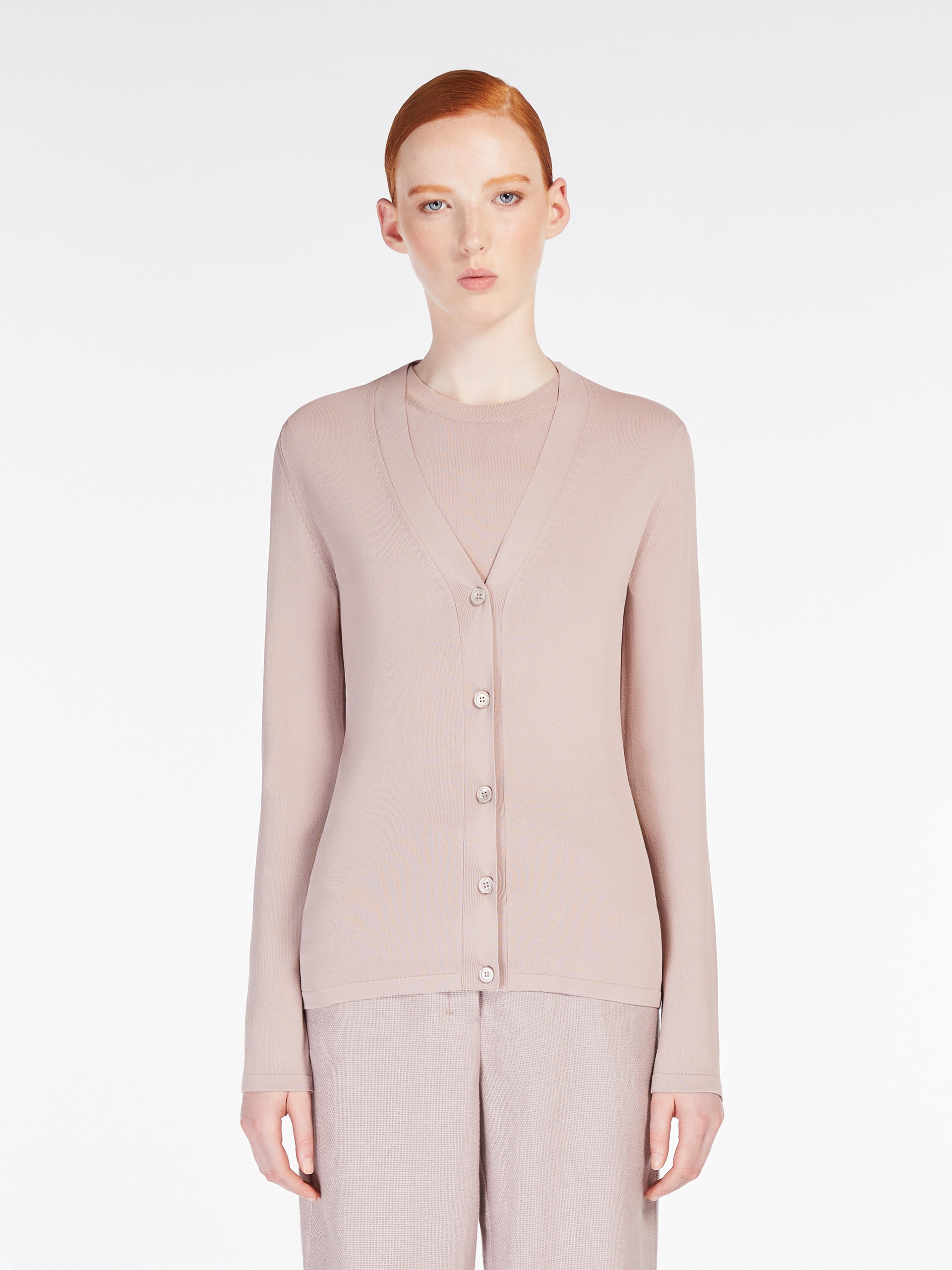 CANAPA Viscose crepe cardigan - 3