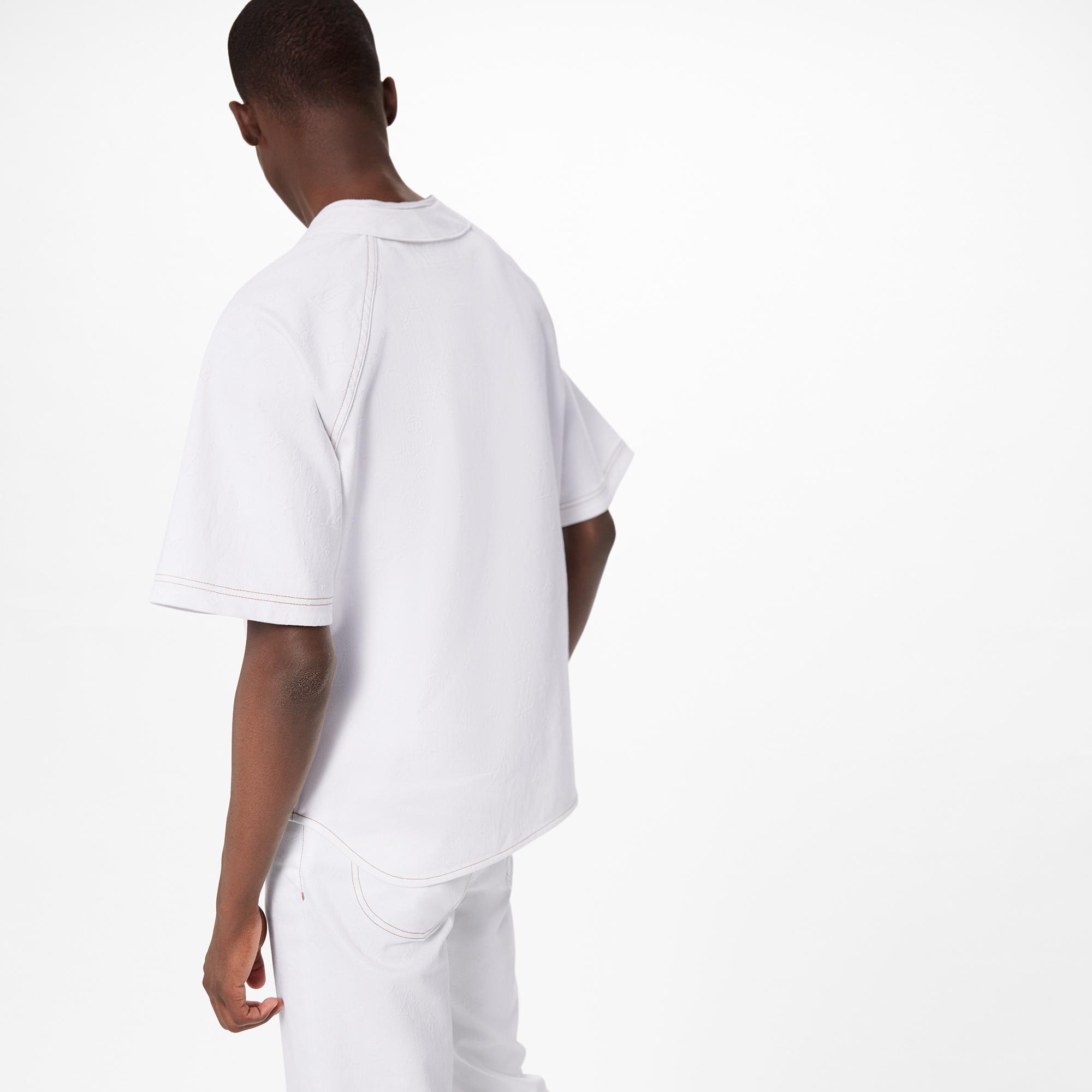 Embossed Monogram Baseball Shirt - 5