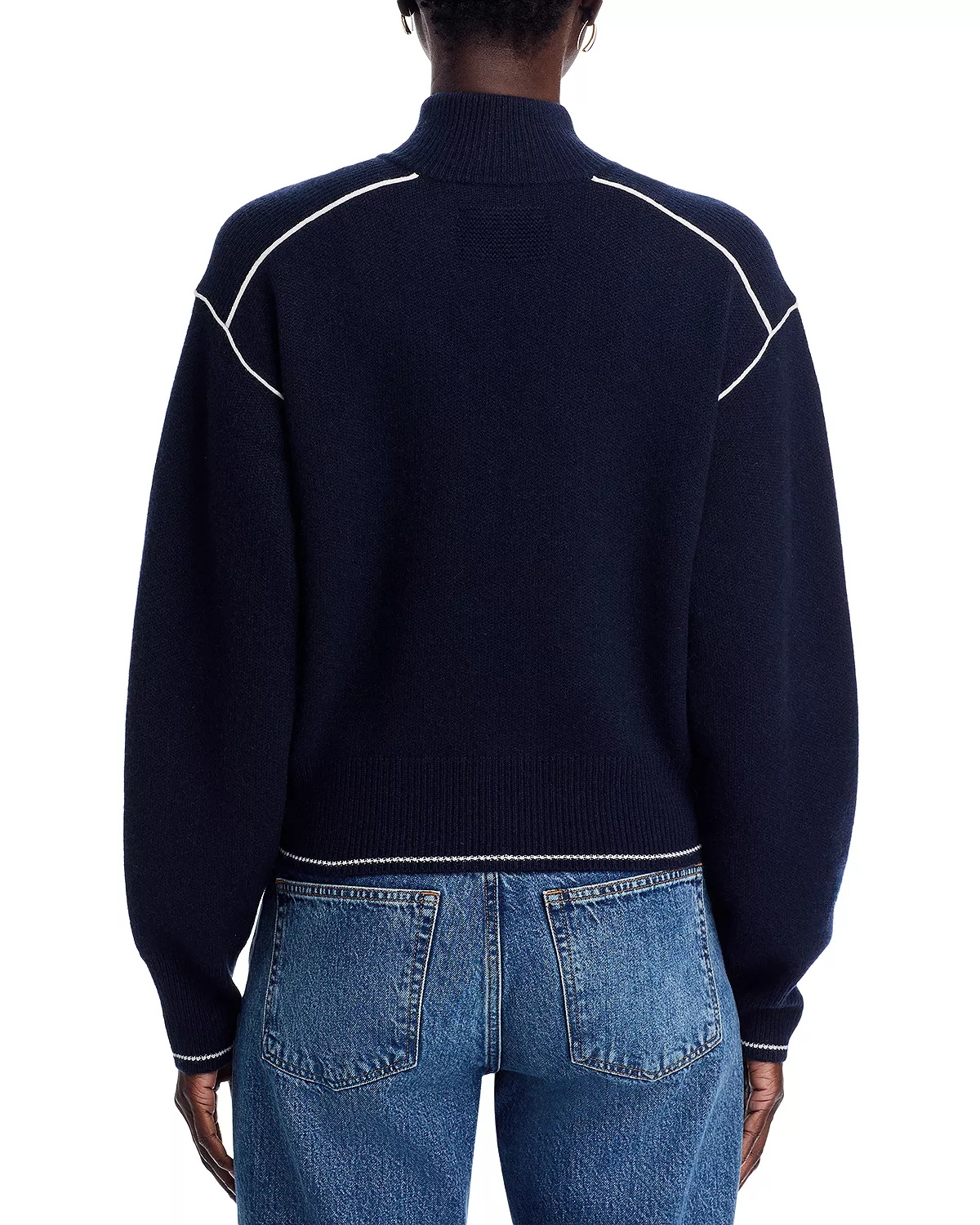 Cashmere Zippered Sweater - 3