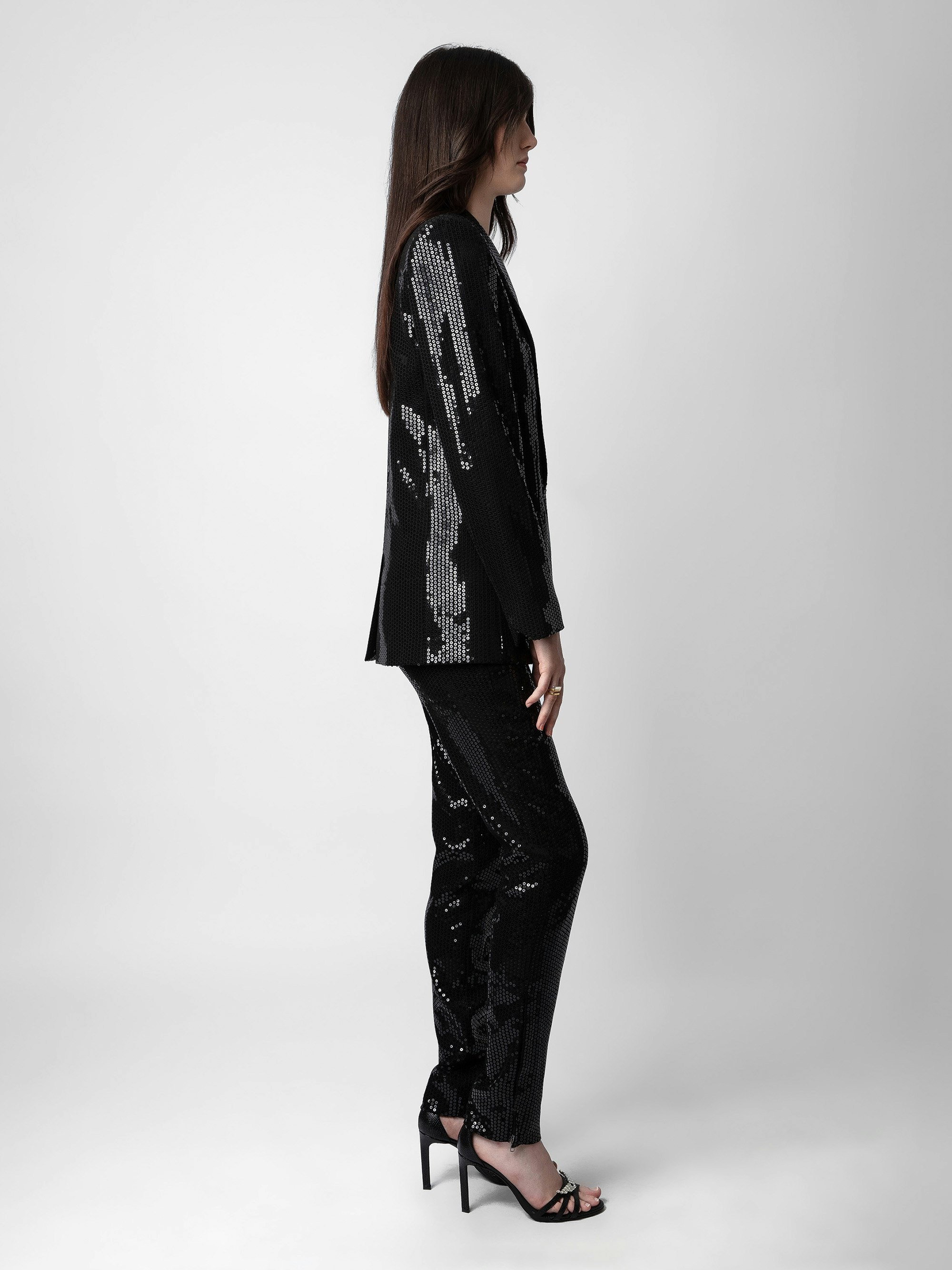 Vive Sequin Blazer - 4