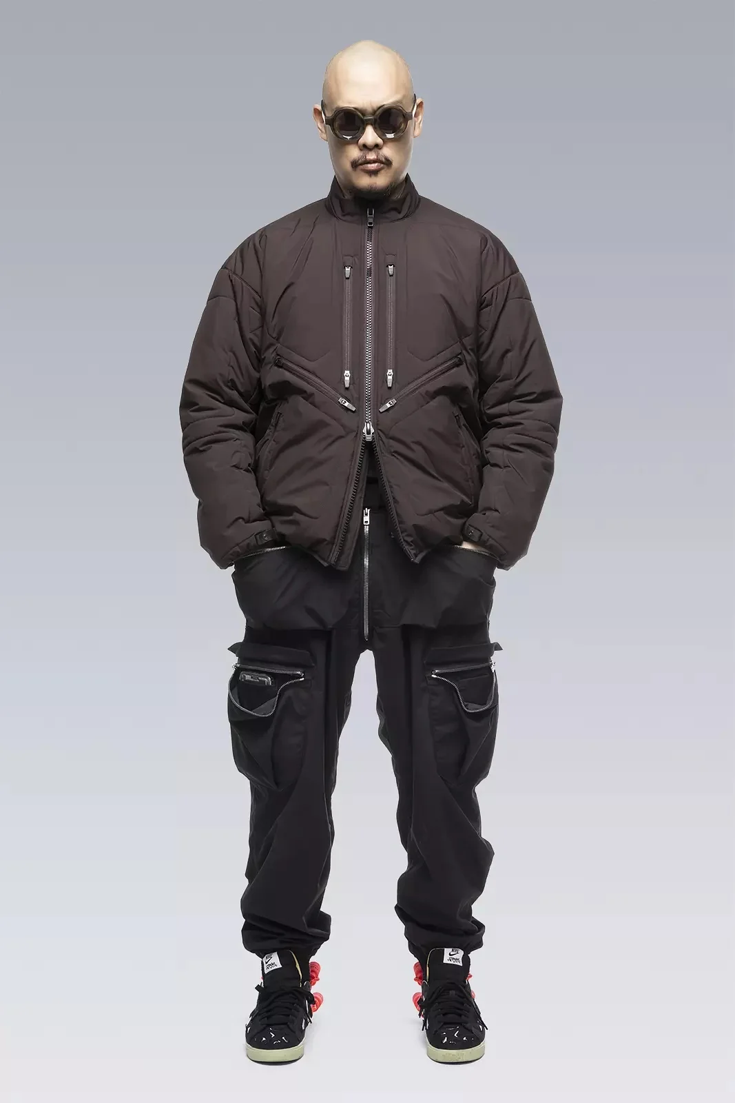 J91-WS Windstopper® PrimaLoft® Modular Liner Jacket Schwarzrot - 1