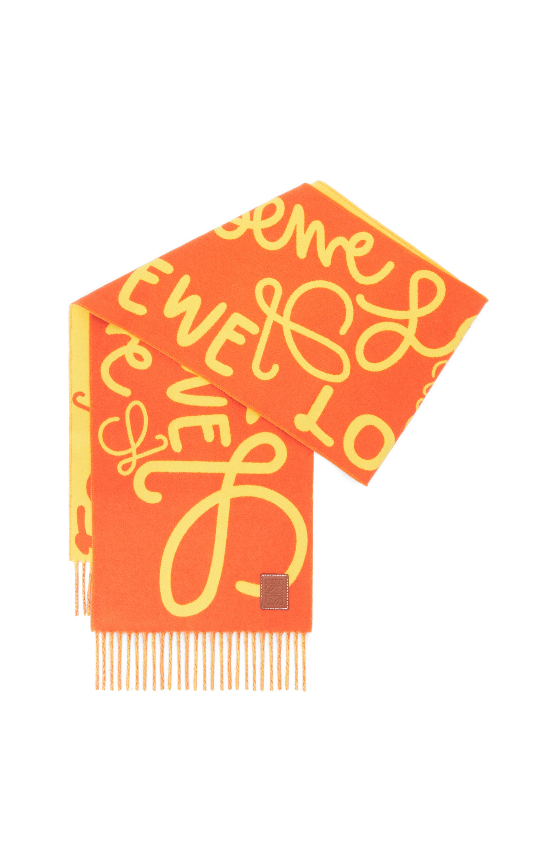 LOEWE scarf in wool and cashmere - 4