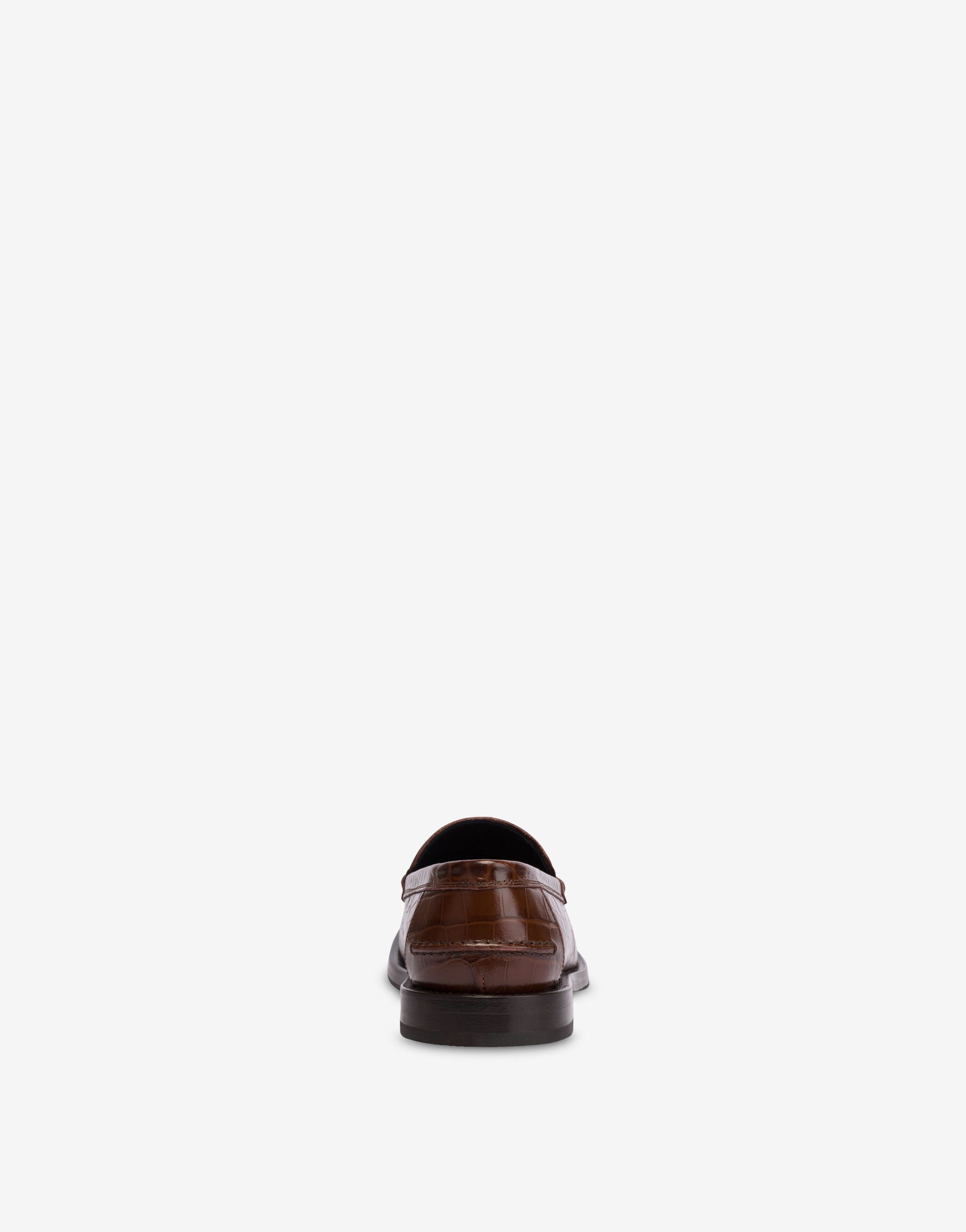 COCONUT PRINT CALFSKIN LOAFERS - 2