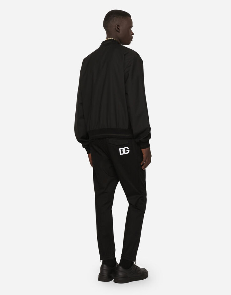 Nylon jacket with heraldic DG patch 4
