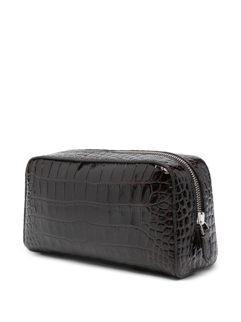 TOM FORD crocodile-embossed wash bag outlook