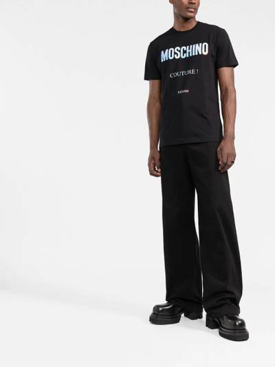 Moschino metallic-logo T-shirt outlook