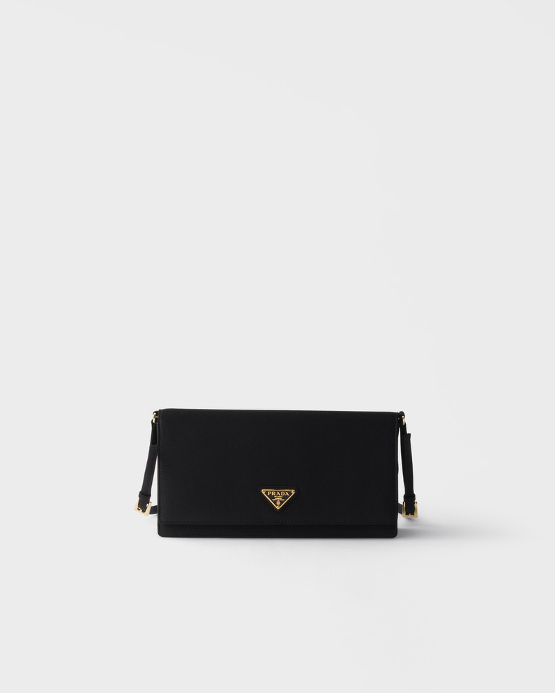 Satin mini shoulder bag 1