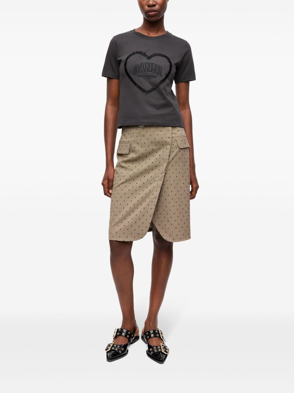heart-motif T-shirt - 2