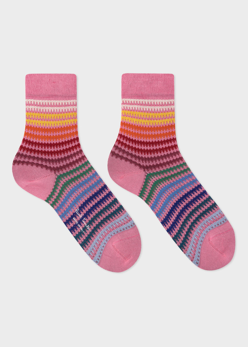 Paul Smith Crochet Stripe Socks outlook