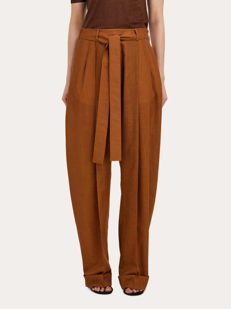 FERRAGAMO Barrel leg trouser outlook