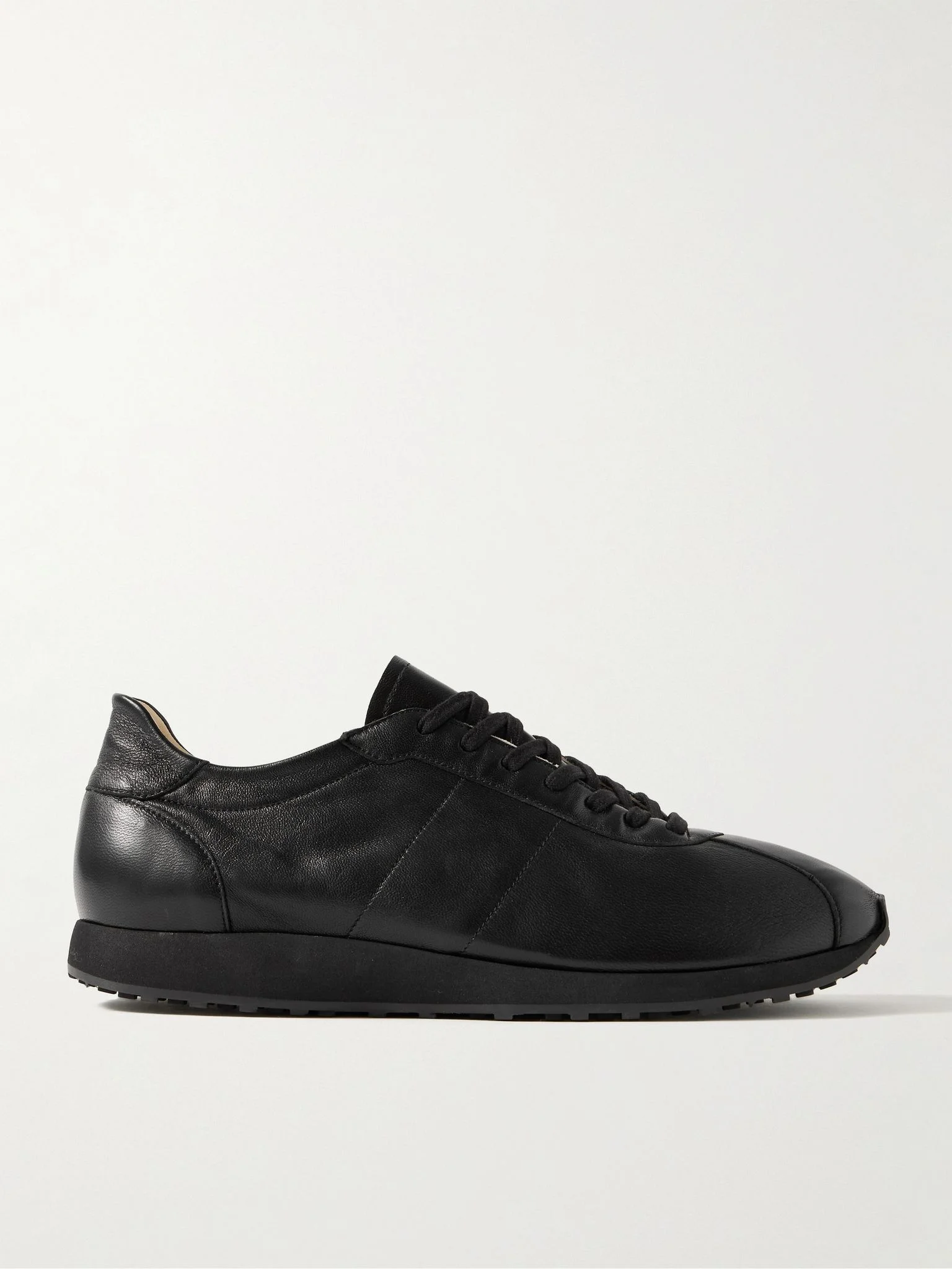 Mica Leather Sneakers Black - 1