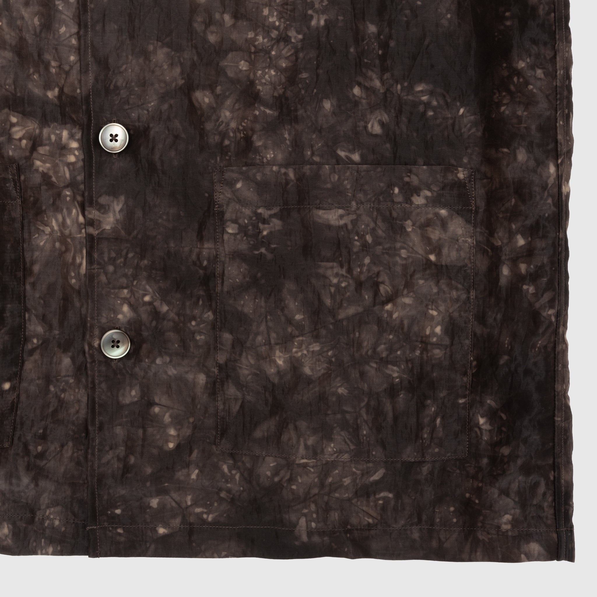 UNEVEN DYE CABANA SHIRT - 4