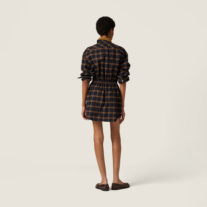 Checked flannel dress 3