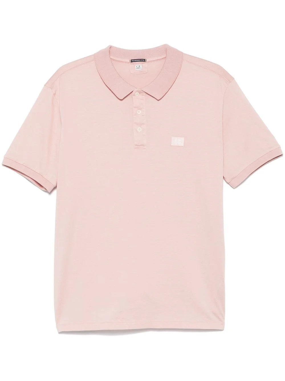 logo-patch polo shirt - 1