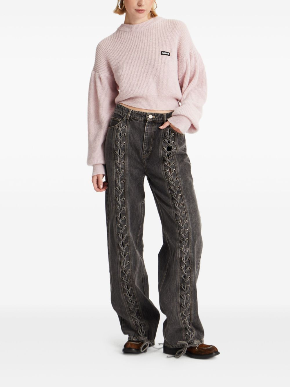 cropped jumper - 2