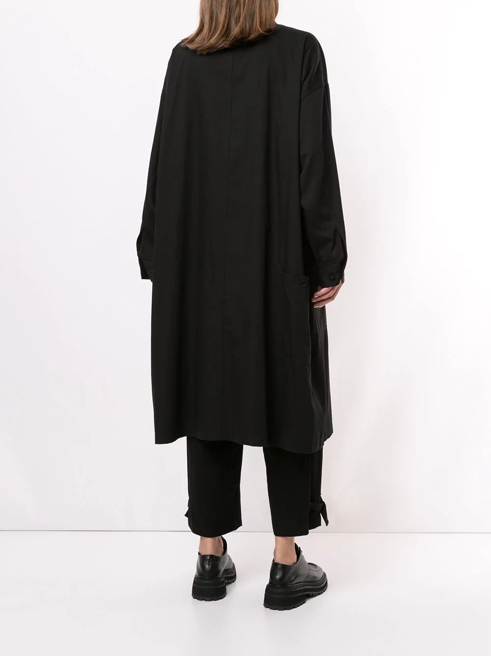 oversized lightweight coat - 4