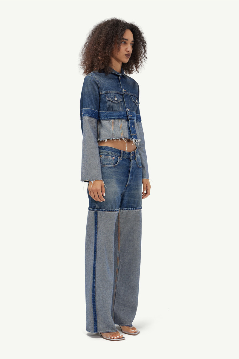 Cropped denim jacket 3