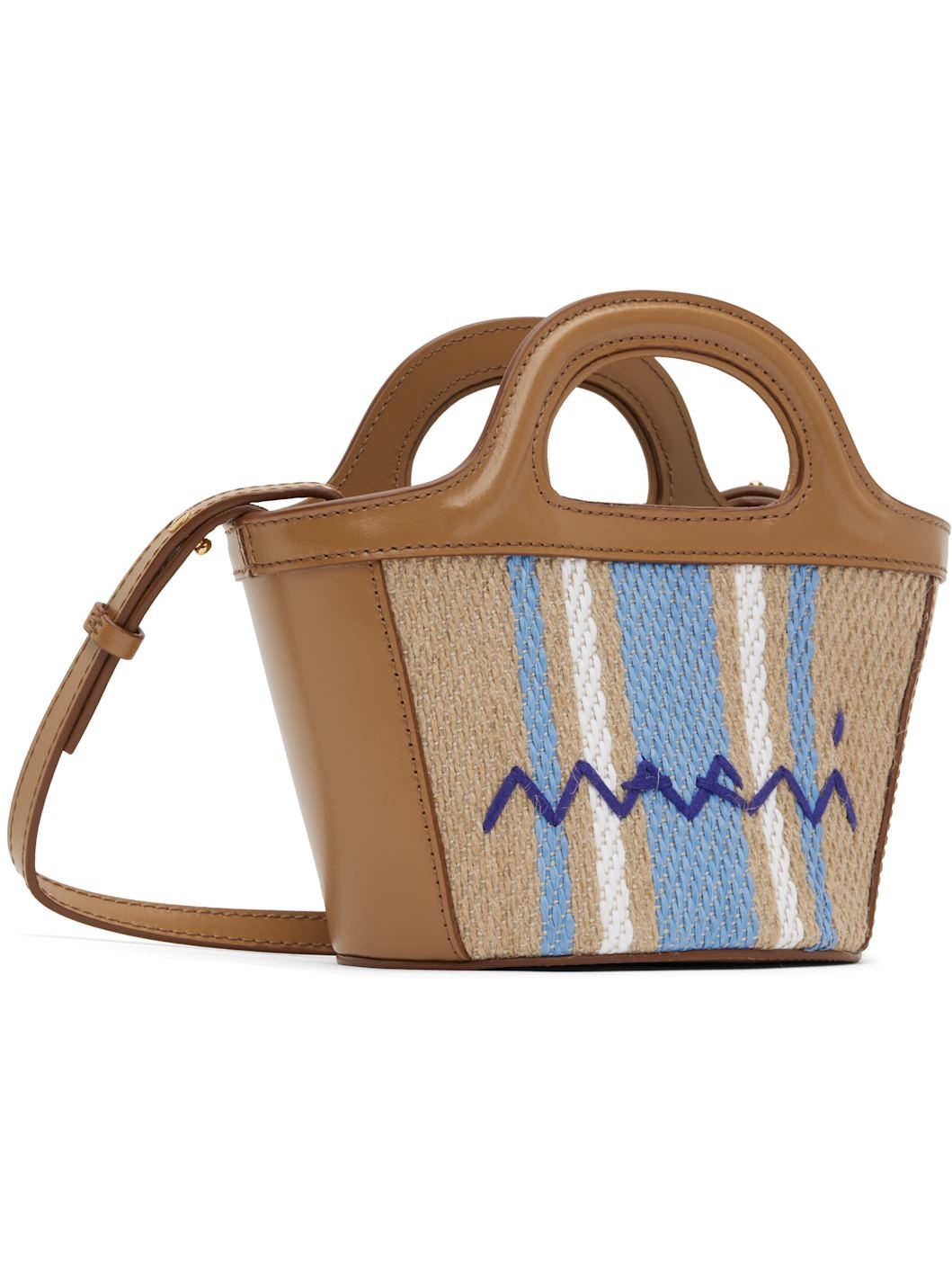 Brown Tropicalia Micro Tote - 2