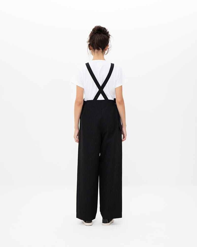 OVERALL GABARDINE W BLACK STRIPE - 4