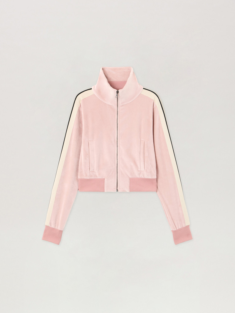 Logo Chenille Crop Track Jacket 1
