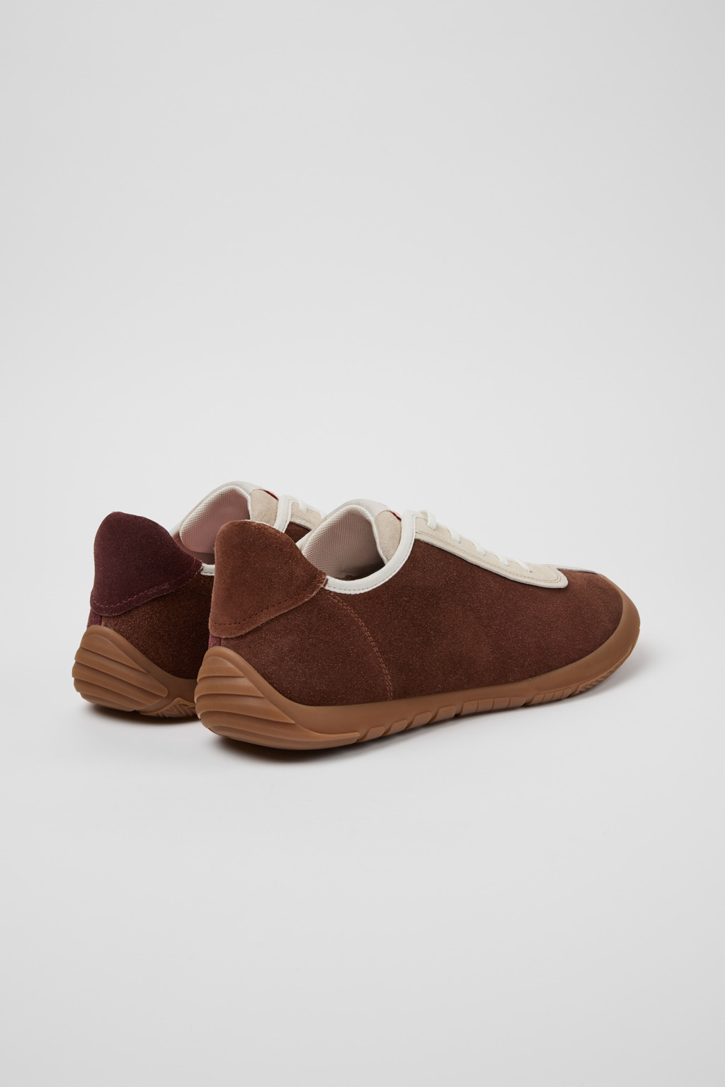 Multicolor Suede and Nubuck Sneakers for Men. - 3