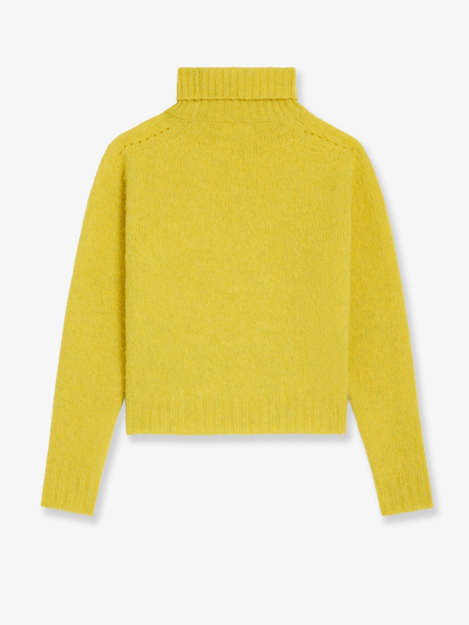 Celine Women Wool Turtleneck With Triomphe Embroidery - 2
